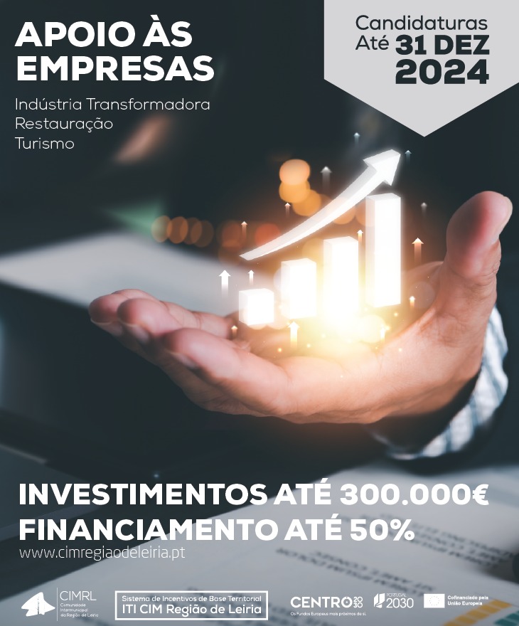 Sessões de divulgação – Apoios às empresas Região de Leiria CENTRO2030